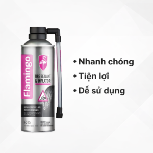 Keo Vá Lốp Khẩn Cấp Flamingo F015 450ml Chính Hãng